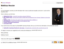 Tablet Screenshot of mhessler.de